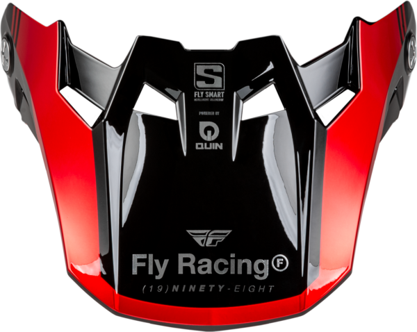 FLY RACING FORMULA S CARBON LEGACY VISOR RED CARBON/BLACK XL/2X - 73-4457