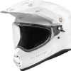 FLY RACING TREKKER SOLID HELMET WHITE XS - F73-7037XS - Image 4