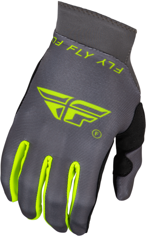 FLY RACING PRO LITE GLOVES CHARCOAL/HI-VIS XS - 377-042XS