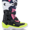 ALPINESTARS TECH 3S KIDS BOOTS BLACK/ DARK BLUE/PINK FLUO SZ 01 - 2014518-1176-1 - Image 4