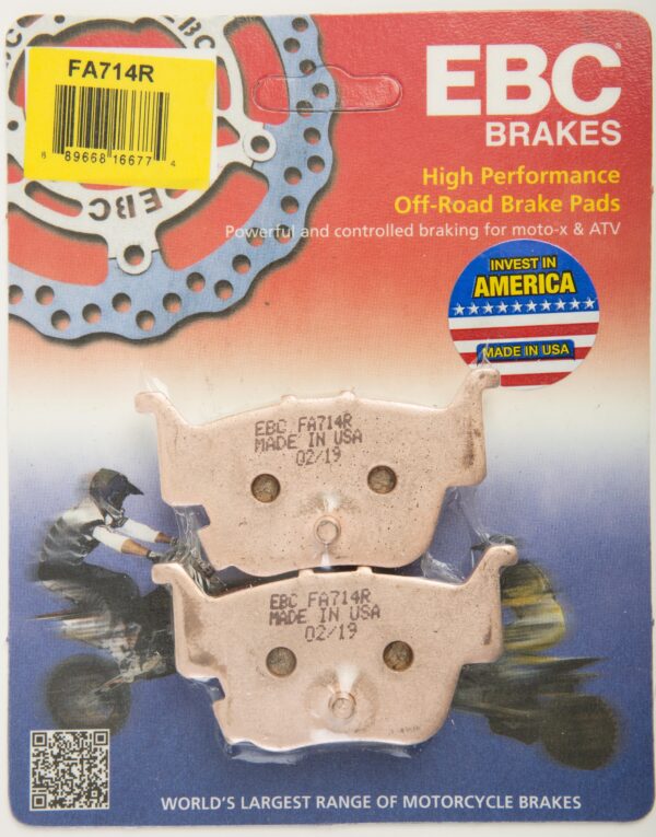 EBC BRAKE PADS FA714R SINTERED R SERIES - FA714R