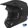 FLY RACING YOUTH FORMULA CP SOLID HELMET MATTE BLACK YL - 73-0025YL - Image 3