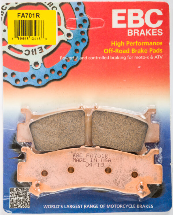 EBC BRAKE PADS FA701R SINTERED R SERIES - FA701R