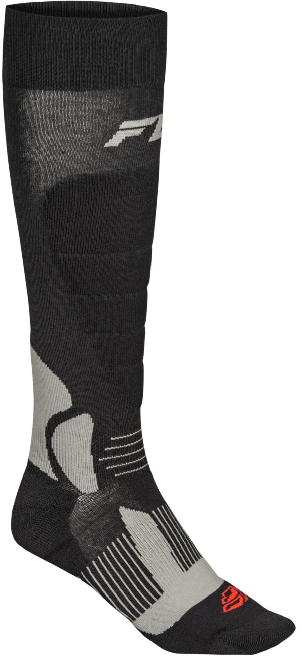 FLY RACING SNOW HEAVYWEIGHT WOOL SOCK BLACK LG/XL - 350-0570L