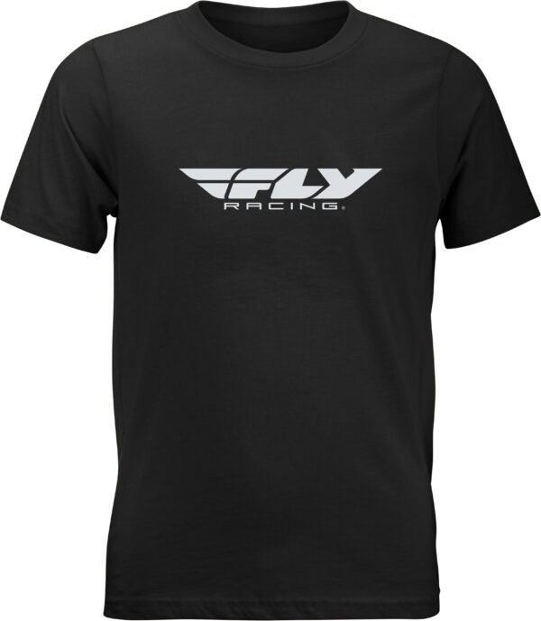 FLY RACING YOUTH FLY CORPORATE TEE BLACK YS - 352-0664YS