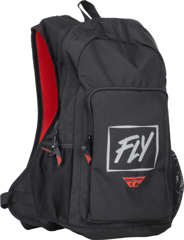 FLY RACING JUMP PACK BACKPACK BLACK/GREY/RED - 28-5071