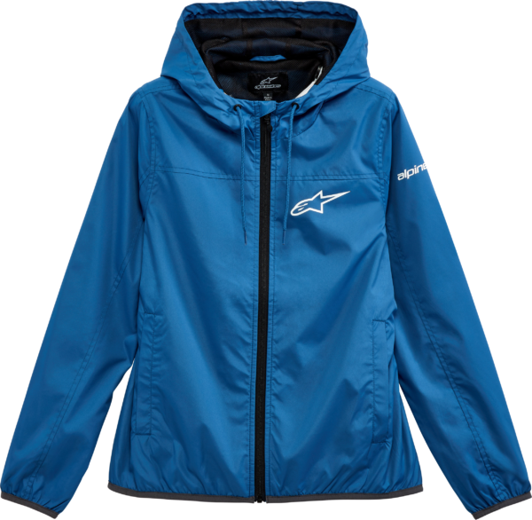 ALPINESTARS WOMENS TREQ WINDBREAKER BLUE SM - 1232-11910-72-S