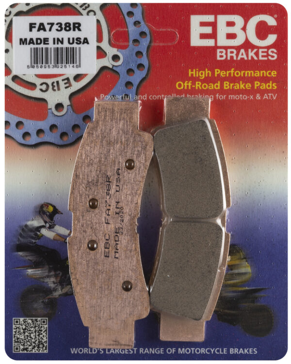 EBC BRAKE PADS FA738R SINTERED R SERIES - FA738R