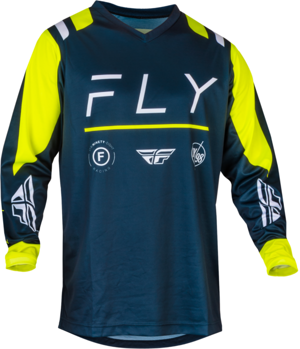 FLY RACING F-16 JERSEY NAVY/HI-VIS/WHITE 2X - 377-9222X