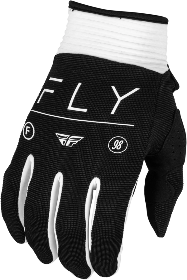 FLY RACING WOMEN'S F-16 GLOVES BLACK/WHITE XS - 377-812XS