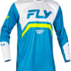 FLY RACING RAYCE BICYCLE JERSEY BLUE/WHITE/LIME GREEN MD - 378-052M - Image 2