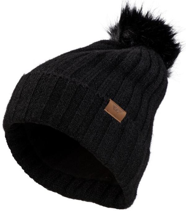 FLY RACING FLY WOMEN'S SNOW POM BEANIE BLACK - 22-3252 BLACK