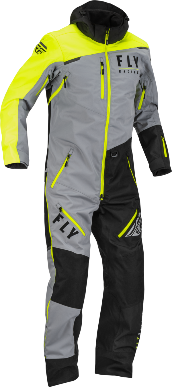 FLY RACING COBALT SHELL MONOSUIT BLACK/GREY/HI-VIS XL - 470-4351X