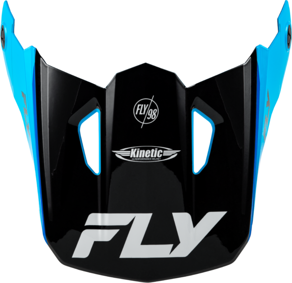 FLY RACING KINETIC RALLY HELMET VISOR BLUE/BLACK/WHITE XS/SM - 73-8681