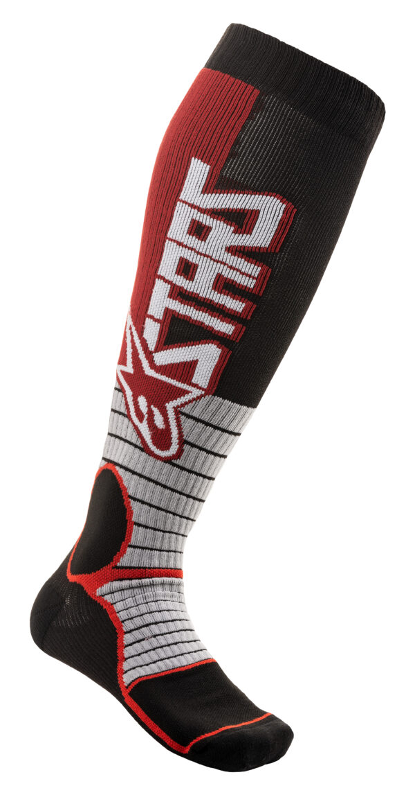 ALPINESTARS MX PRO SOCKS BURGUNDY/BLACK MEDIUM - 4701520-301-M