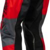 FLY RACING YOUTH KINETIC KHAOS PANTS BLACK/RED/GREY SZ 24 - 376-43024 - Image 2