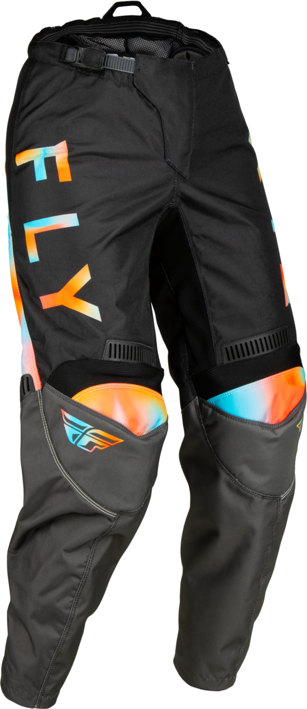 FLY RACING WOMEN'S F-16 PANTS GREY/PINK/BLUE SZ 15/16 - 376-83111