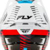 FLY RACING FORMULA CP SLICE HELMET WHITE/RED/CYAN 2X - 73-00522X - Image 3