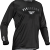 FLY RACING PATROL JERSEY BLACK/WHITE LG - 376-650L - Image 2