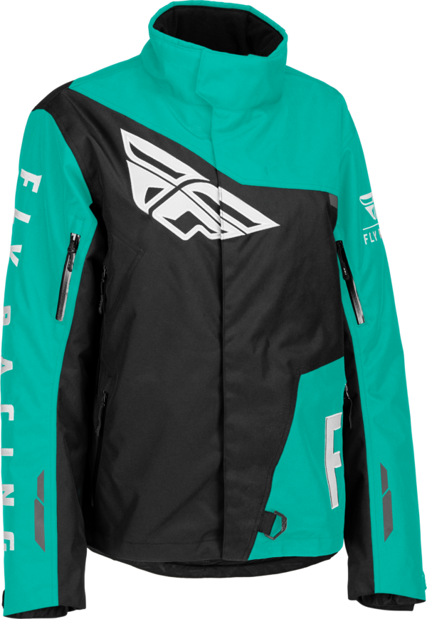 FLY RACING WOMEN'S SNX PRO JACKET BLACK/MINT XS - 470-4510XS