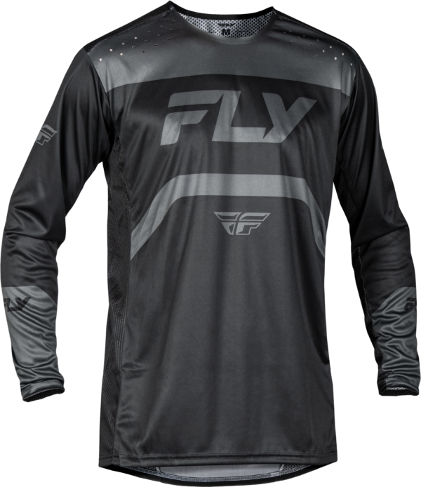 FLY RACING YOUTH RAYCE BICYCLE JERSEY BLACK/CHARCOAL YS - 378-053YS