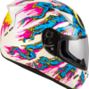 FLY RACING REVOLT SPACE CREEP HELMET LIGHT BLUE/WHITE/PINK 2X - 73-83862X - Image 4