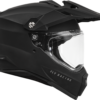 FLY RACING TREKKER SOLID HELMET MATTE BLACK XS - 73-7036XS - Image 8