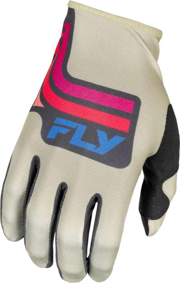 FLY RACING LITE VICE GLOVES LIGHT GREY/PINK/CORAL XS - 378-714XS