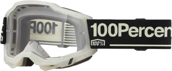 100-PERCENT ACCURI 2 GOGGLE GLOW CLEAR LENS - 50013-00048