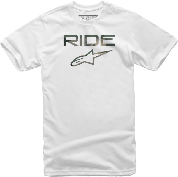 ALPINESTARS RIDE 2.0 CAMO TEE WHITE 2X - 1119-72006-20-2XL