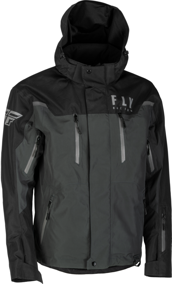 FLY RACING INCLINE JACKET BLACK/CHARCOAL 4X - 470-41034X