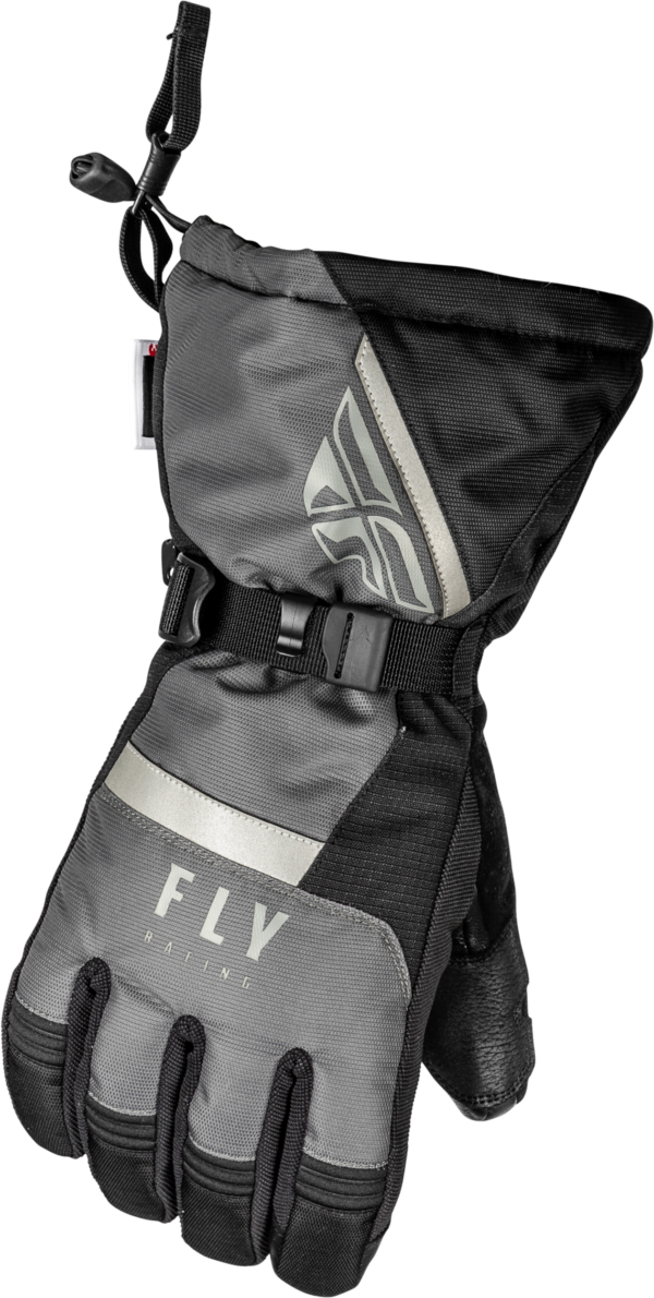 FLY RACING CASCADE GLOVES BLACK/GREY XS - 363-3921XS