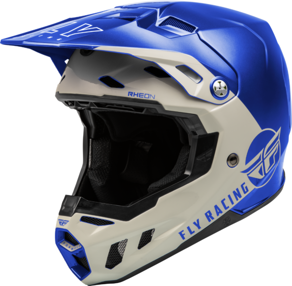 FLY RACING YOUTH FORMULA CC CENTRUM HELMET METALLIC BLU/LT GREY YL - 73-4322YL