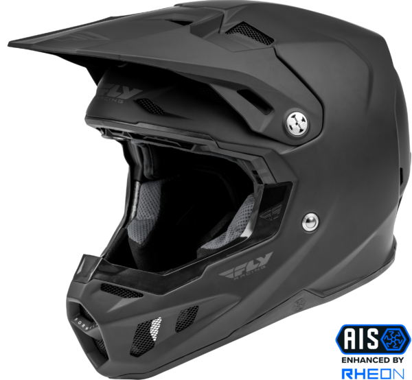 FLY RACING YOUTH FORMULA CC SOLID HELMET MATTE BLACK YL - 73-4300YL