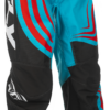 FLY RACING YOUTH F-16 PANTS CA/NY CYAN/BLACK/RED SZ 24 - C378-23124 - Image 4