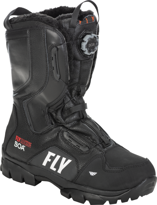 FLY RACING MARKER BOA BOOT BLACK SZ 12 - 361-96512