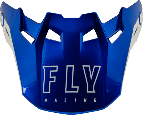 FLY RACING FORMULA CC CENTRUM VISOR METALLIC BLUE/LIGHT GREY XL/2X - 73-47132L