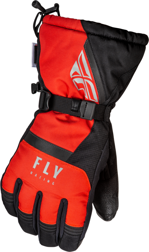 FLY RACING CASCADE GLOVES BLACK/RED XS - 363-3923XS