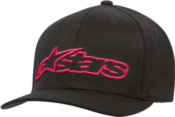 ALPINESTARS BLAZE FLEXFIT HAT BLACK/RED LG/XL - 1039-81005-1030-L/XL