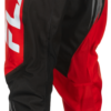 FLY RACING YOUTH F-16 PANTS CA/NY BLACK/RED/WHITE SZ 26 - C378-23026 - Image 2