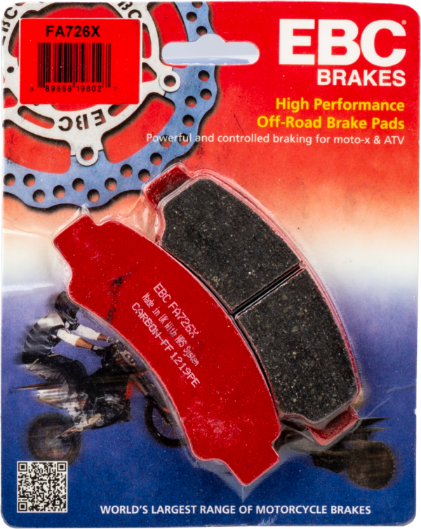 EBC BRAKE PADS FA726X CARBON X SERIES - FA726X