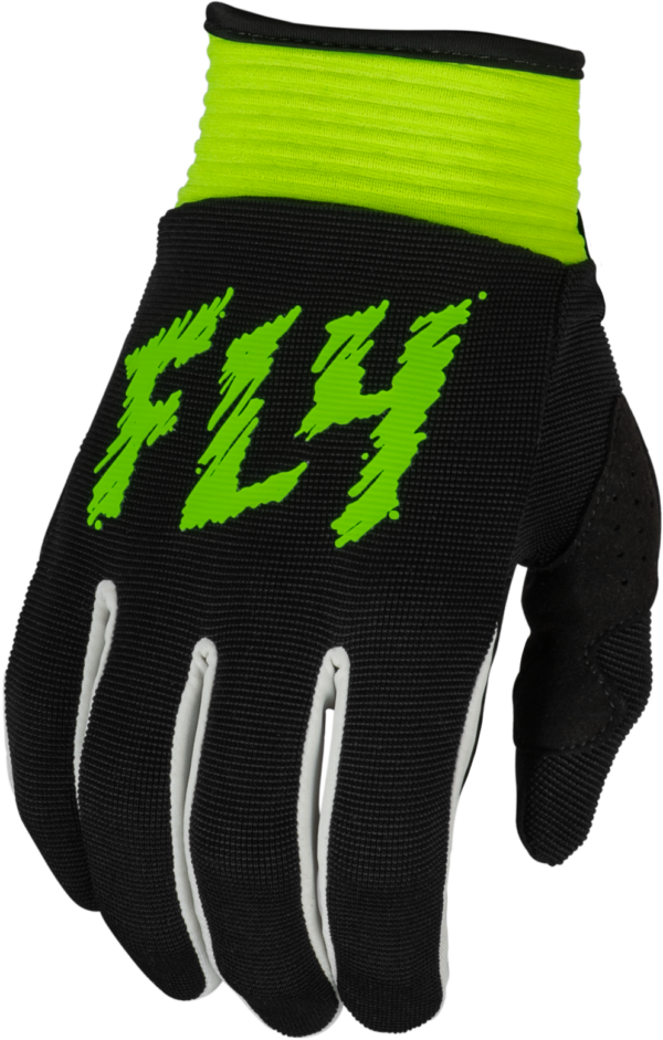 FLY RACING YOUTH F-16 GLOVES BLACK/NEON GREEN Y2XS - 377-214Y2XS