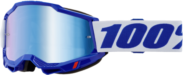 100-PERCENT ACCURI 2 GOGGLE BLUE W/BLUE MIRROR LENS - 50014-00039