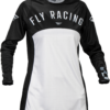 FLY RACING WOMEN'S LITE JERSEY BLACK/LIGHT GREY MD - 377-620M - Image 2