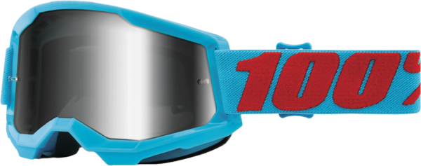 100-PERCENT STRATA 2 GOGGLE SUMMIT MIRROR SILVER LENS - 50028-00011