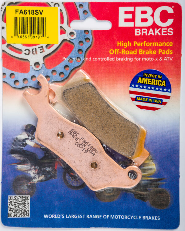 EBC BRAKE PADS FA618SV SEVERE DUTY SV SERIES - FA618SV