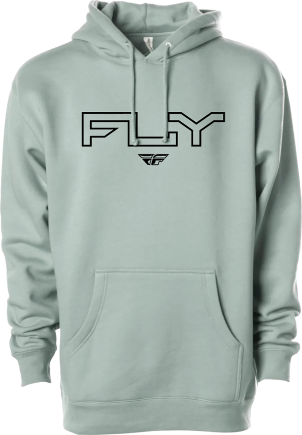 FLY RACING YOUTH FLY EDGE HOODIE DUSTY SAGE YL/YX - 354-03062