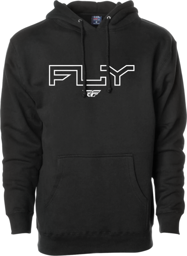 FLY RACING YOUTH FLY EDGE HOODIE BLACK YL/YX - 354-03042