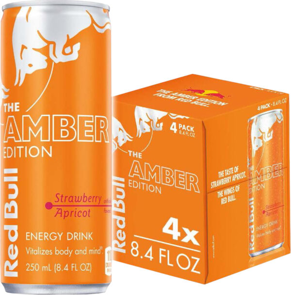 RED BULL RB AMBER 8.4OZ STRAWBERRY APRICOT - RB240104